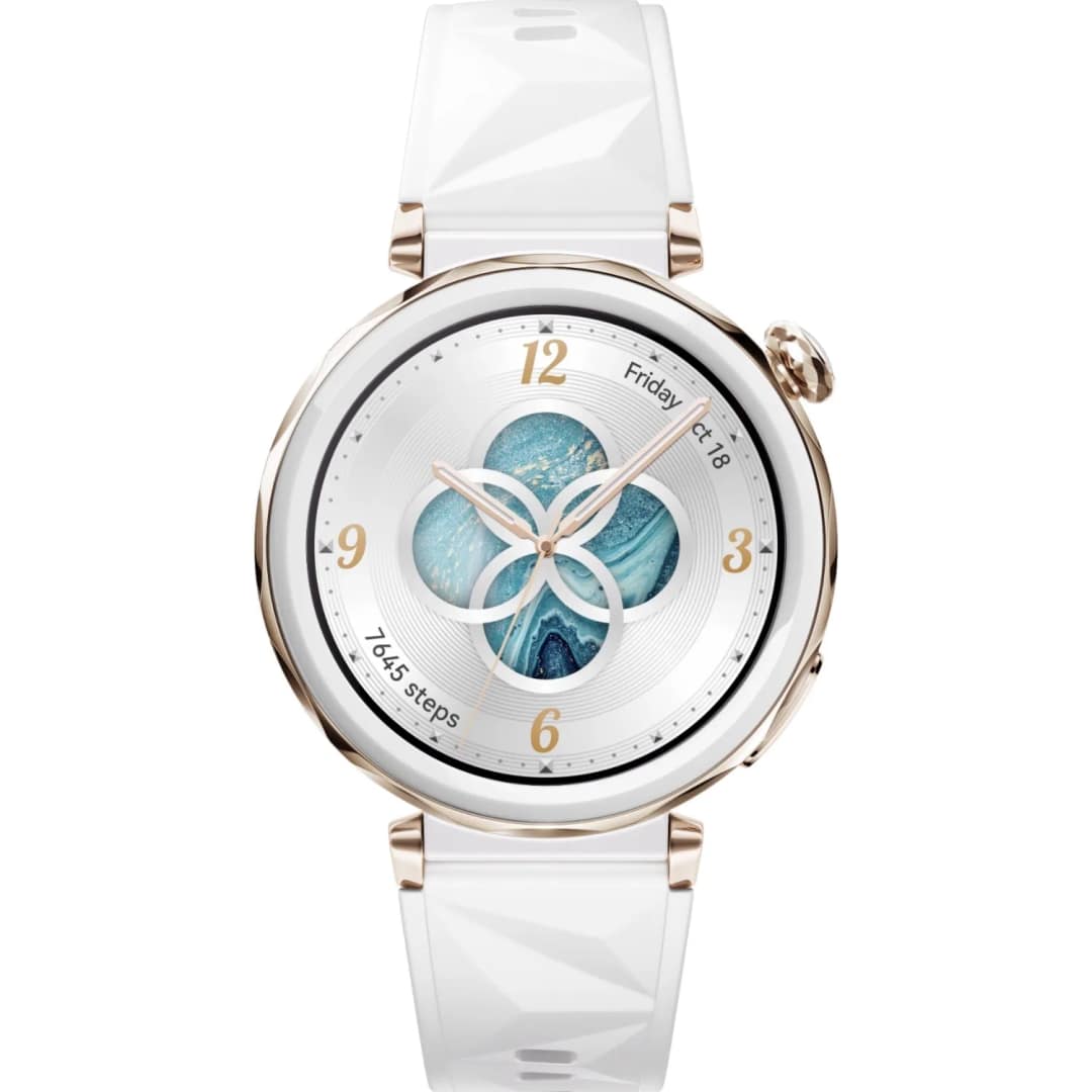 Смарт-часы Huawei Watch GT 5 Pro 42mm White Fluoroelastomer, Белый — фото 2