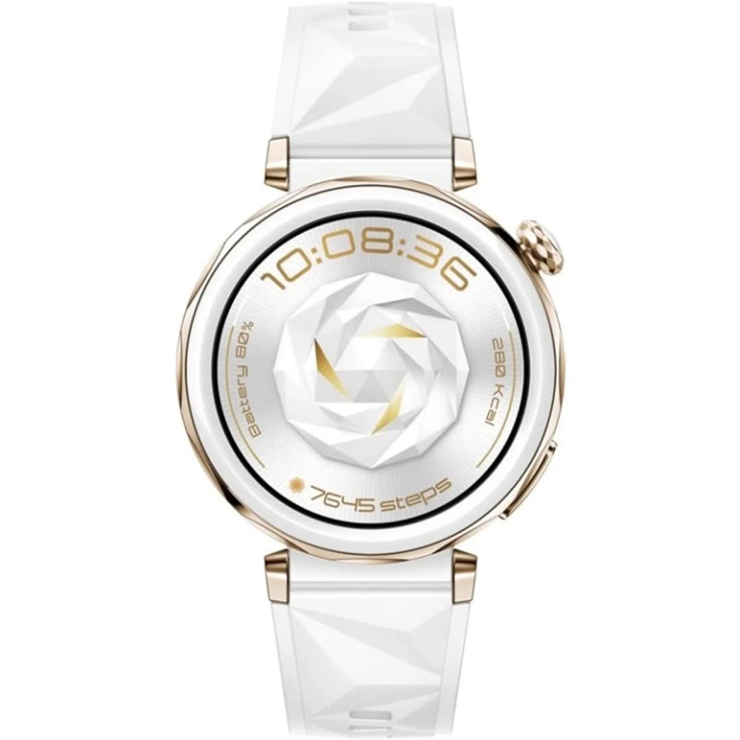 Смарт-часы Huawei Watch GT 5 Pro 42mm White Fluoroelastomer, Белый — фото 5