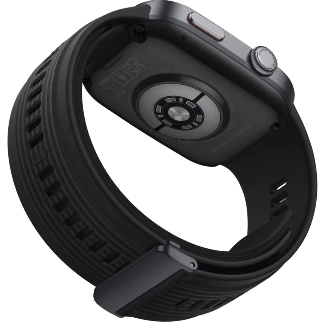 Смарт-часы Huawei Watch D2 Fluoroelastomer, Black/Black — фото 3
