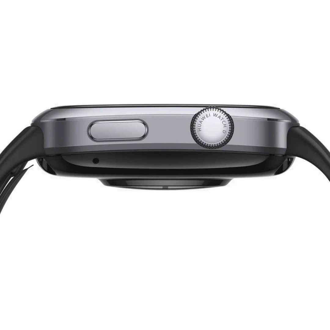 Смарт-часы Huawei Watch D2 Fluoroelastomer, Black/Black — фото 5