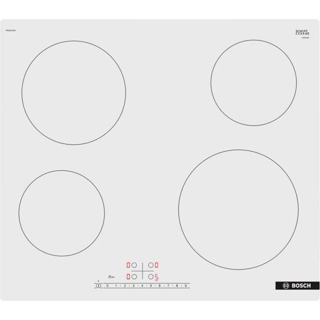 Электрическая варочная панель Bosch Serie 6 PKE612FA2E White, Белый