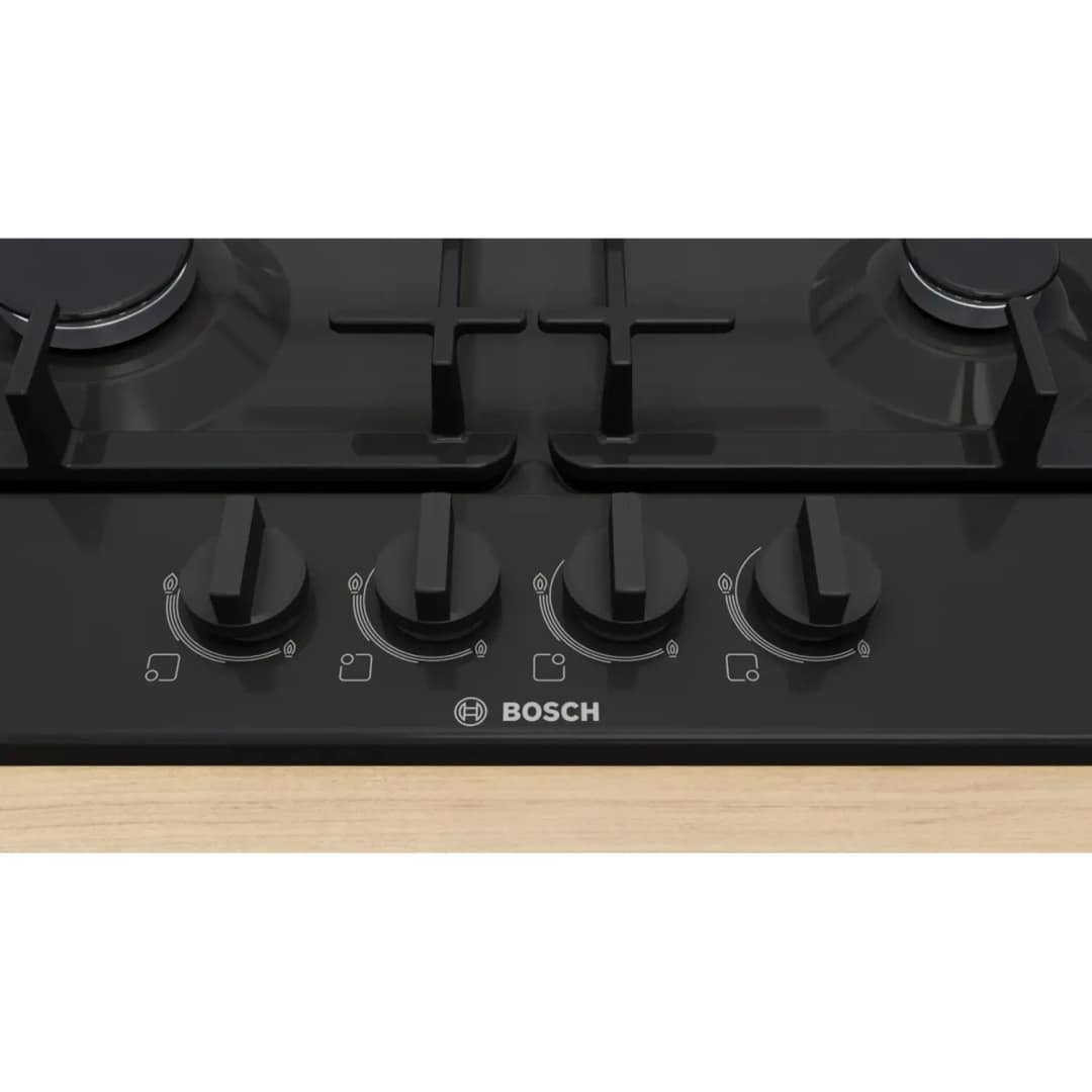 Газовая варочная панель Bosch Serie 2 PGP6B6K90R Black — фото 3