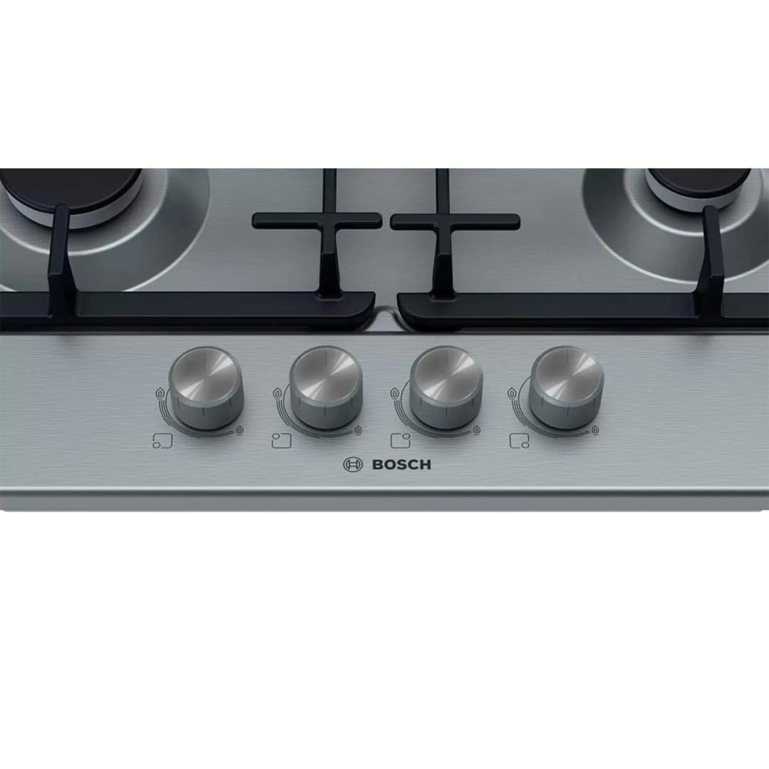 Газовая варочная панель Bosch Serie 4 PGP6B5O93R Silver, Серебристый — фото 2