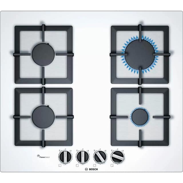 Газовая варочная панель Bosch Serie 6 PPP6A2B20O White, Белый