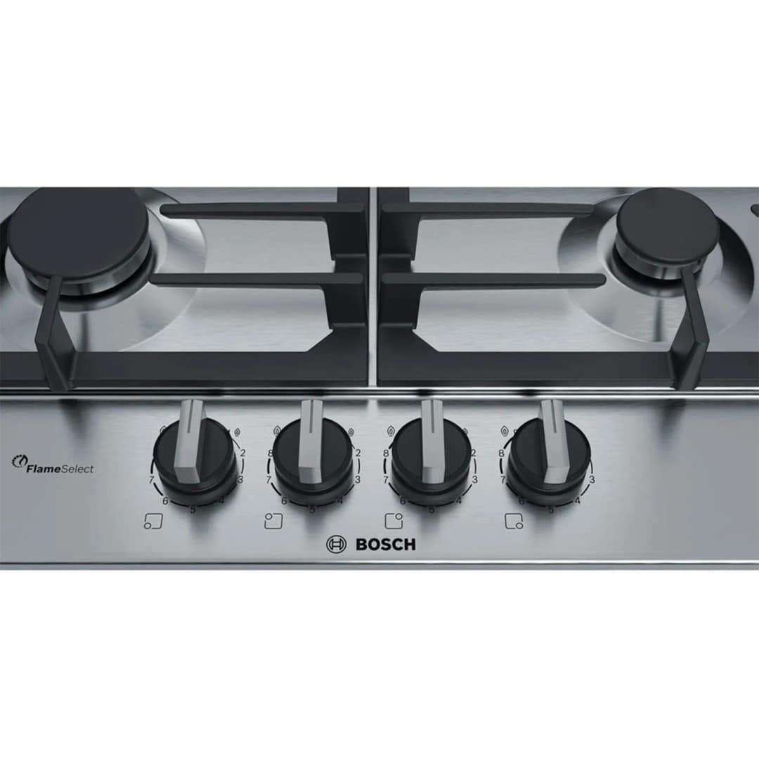 Газовая варочная панель Bosch Serie 6 PCP6A5B90M Silver, Серебристый — фото 2