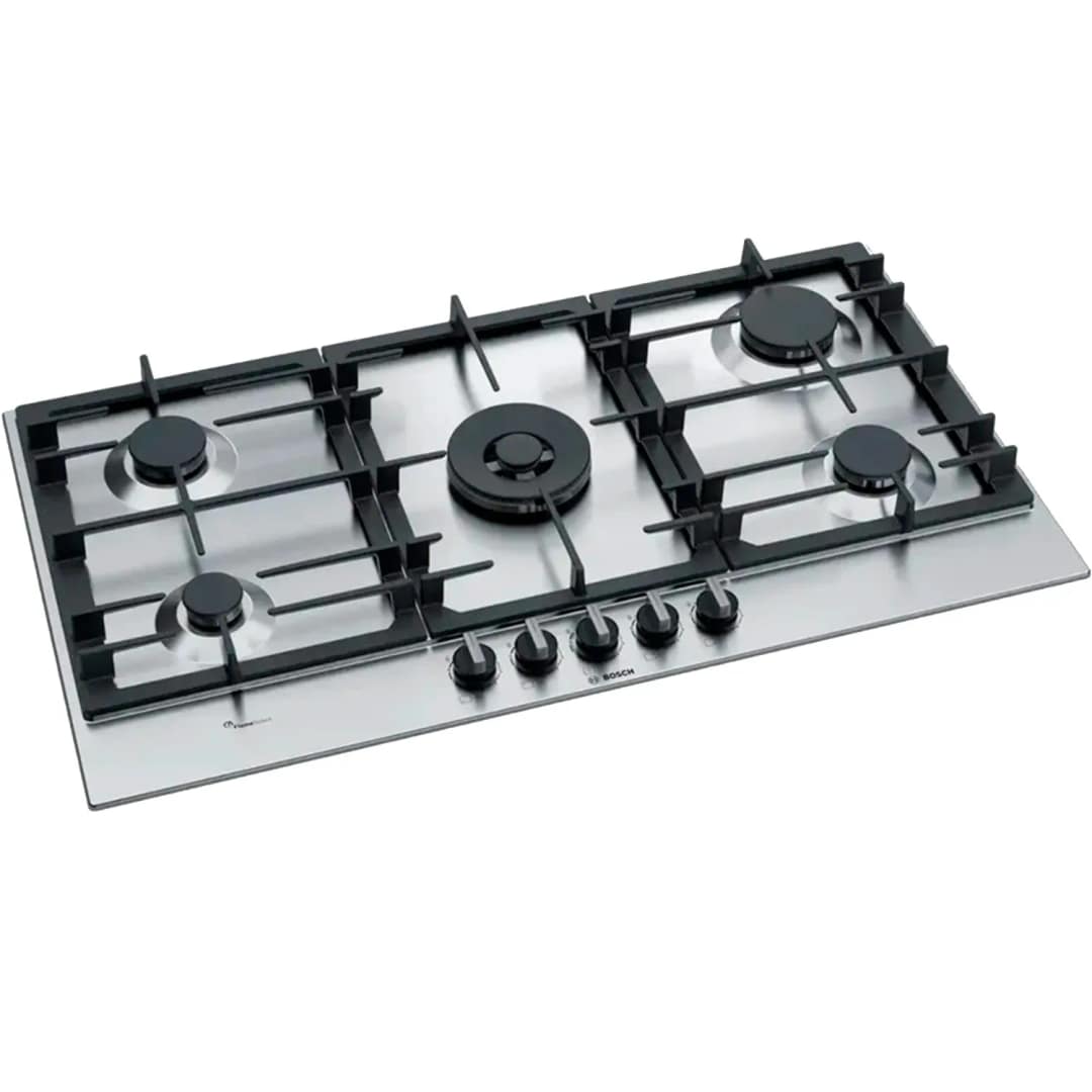 Газовая варочная панель Bosch Serie 6 PCR9A5B90M Silver, Серебристый — фото 3
