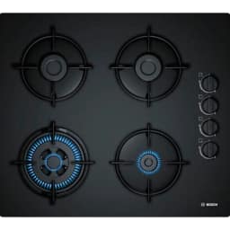 Газовая варочная панель Bosch Serie 2 POH6B6B10 Black, Черный — фото 1