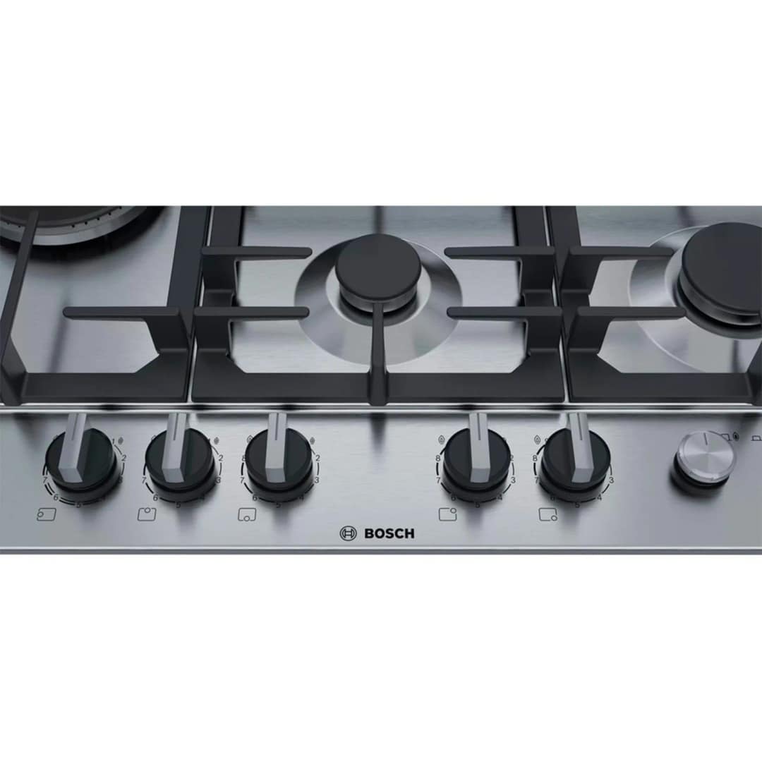 Газовая варочная панель Bosch Serie 6 PCS7A5M90 Silver, Серебристый — фото 2