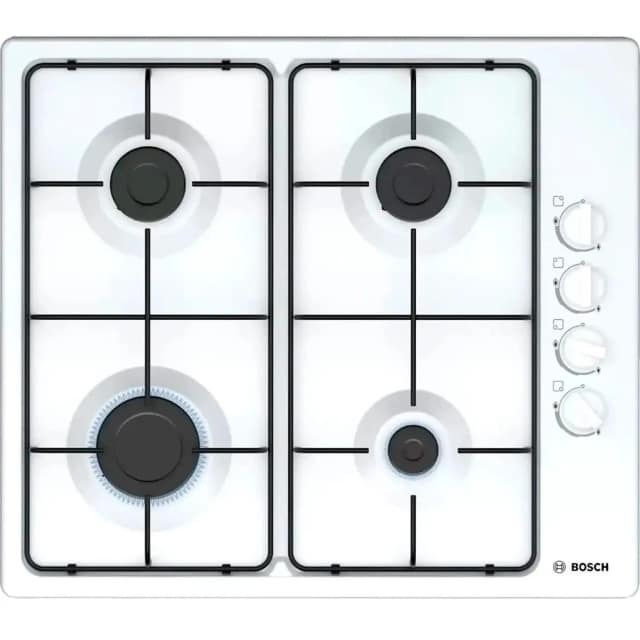 Газовая варочная панель Bosch Serie 2 PBP6C2B82O White, Белый