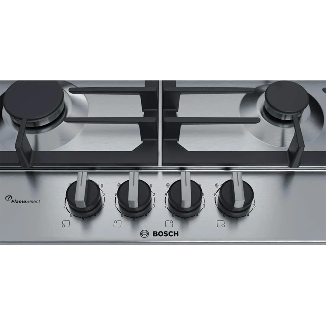 Газовая варочная панель Bosch Serie 6 PCP6A5B90 Silver, Серебристый — фото 2