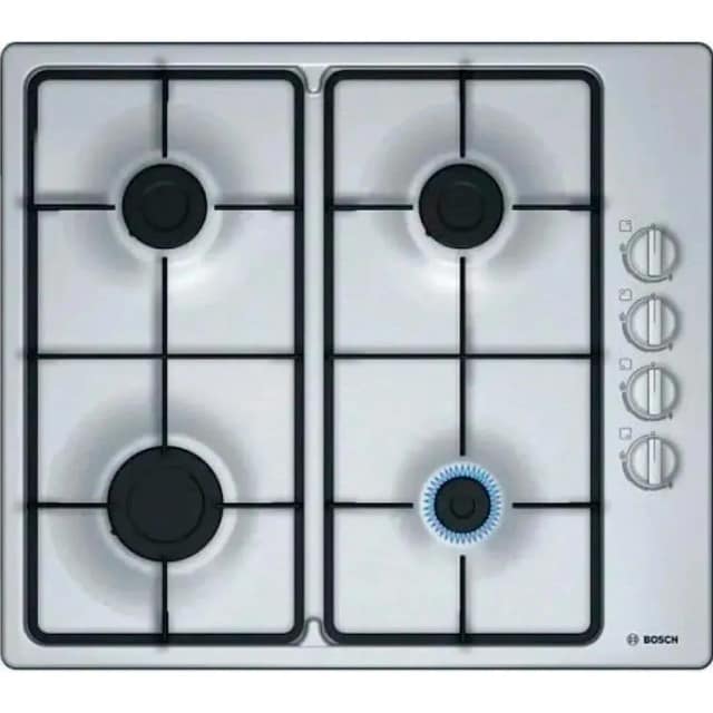 Газовая варочная панель Bosch Serie 2 PBP6C5B62Q Silver, Серебристый