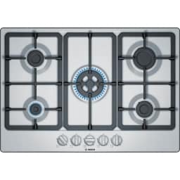 Газовая варочная панель Bosch Serie 4 PGQ7B5B90 Silver, Серебристый — фото 1
