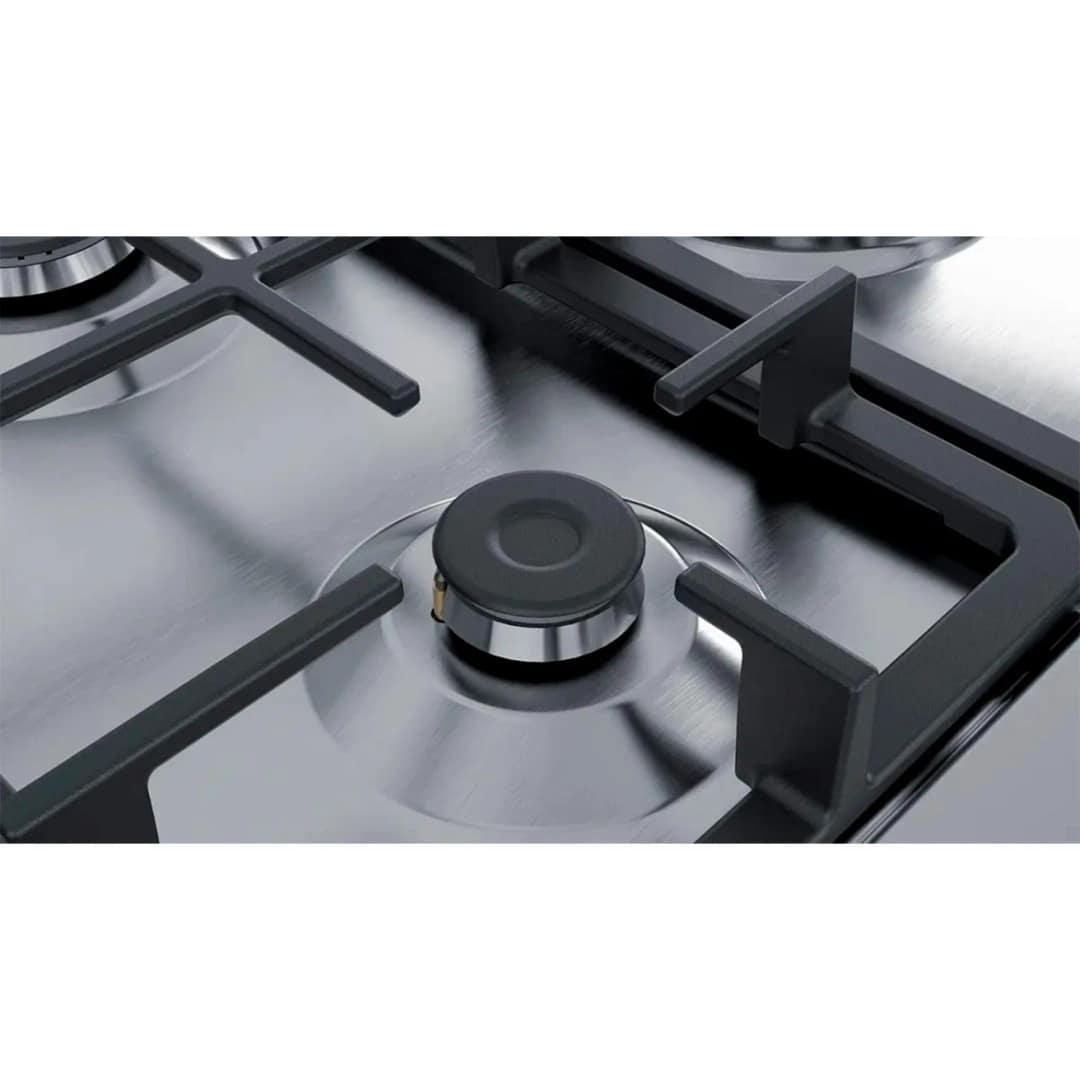 Газовая варочная панель Bosch Serie 4 PGQ7B5B90 Silver, Серебристый — фото 3