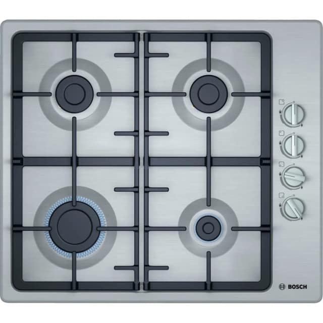 Газовая варочная панель Bosch Serie 2 PBP6C5B93R Silver, Серебристый