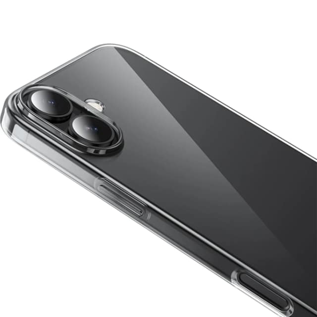 Силиконовый чехол Hoco для iPhone 16 Plus Clear, Прозрачный