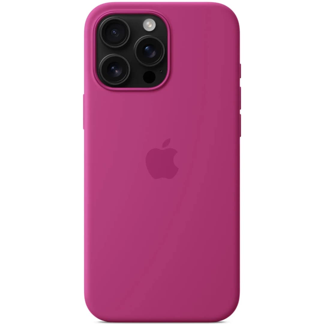 Чехол Apple Silicone Case with MagSafe для iPhone 16 Pro, Fuchsia — фото 2