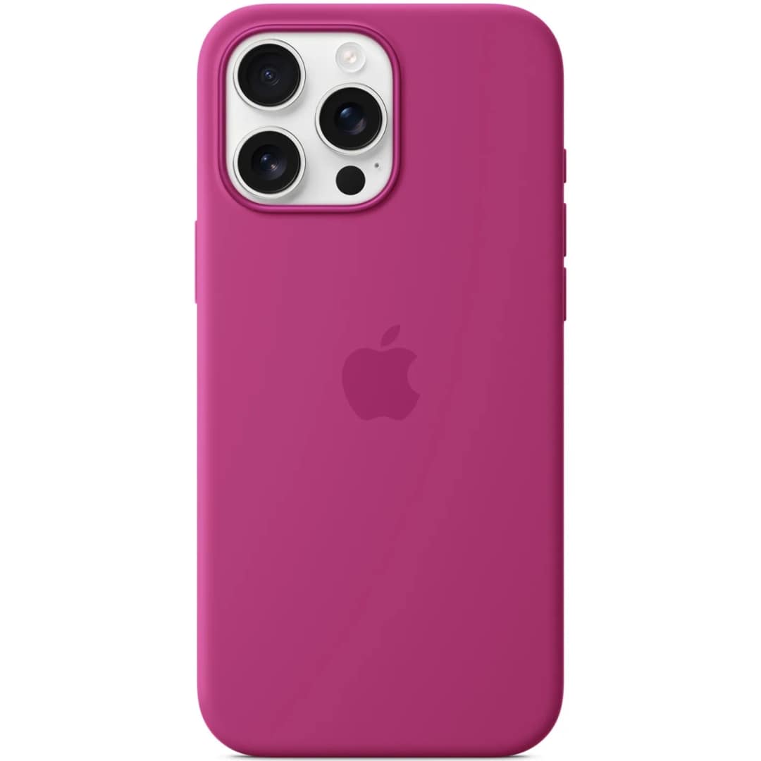 Чехол Apple Silicone Case with MagSafe для iPhone 16 Pro, Fuchsia — фото 3
