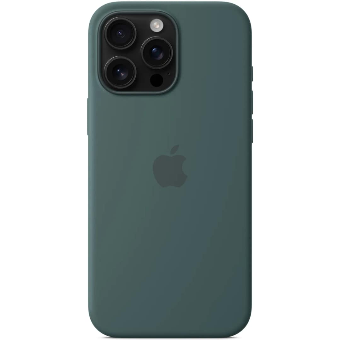 Чехол Apple Silicone Case with MagSafe для iPhone 16 Pro, Lake Green — фото 2