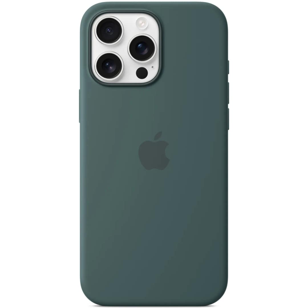 Чехол Apple Silicone Case with MagSafe для iPhone 16 Pro, Lake Green — фото 3
