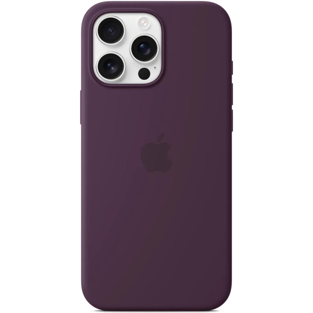 Чехол Apple Silicone Case with MagSafe для iPhone 16 Pro Max, Plum — фото 3