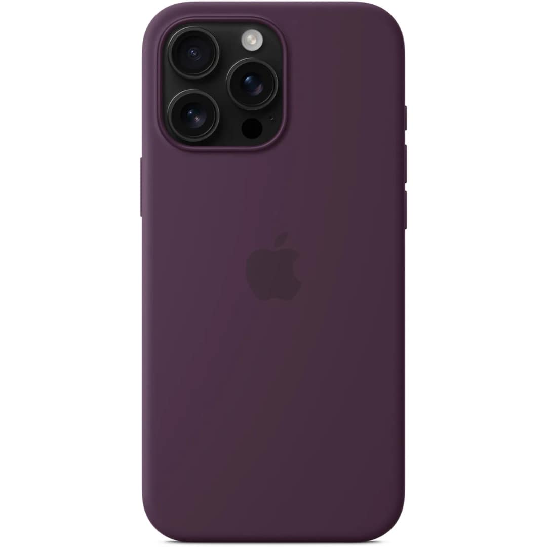 Чехол Apple Silicone Case with MagSafe для iPhone 16 Pro Max, Plum — фото 4