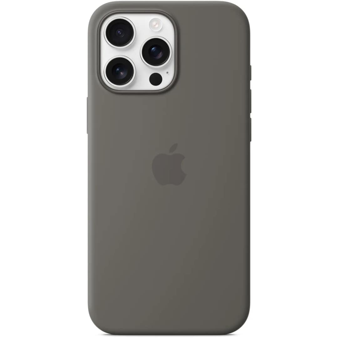 Чехол Apple Silicone Case with MagSafe для iPhone 16 Pro Max, Stone Gray — фото 2