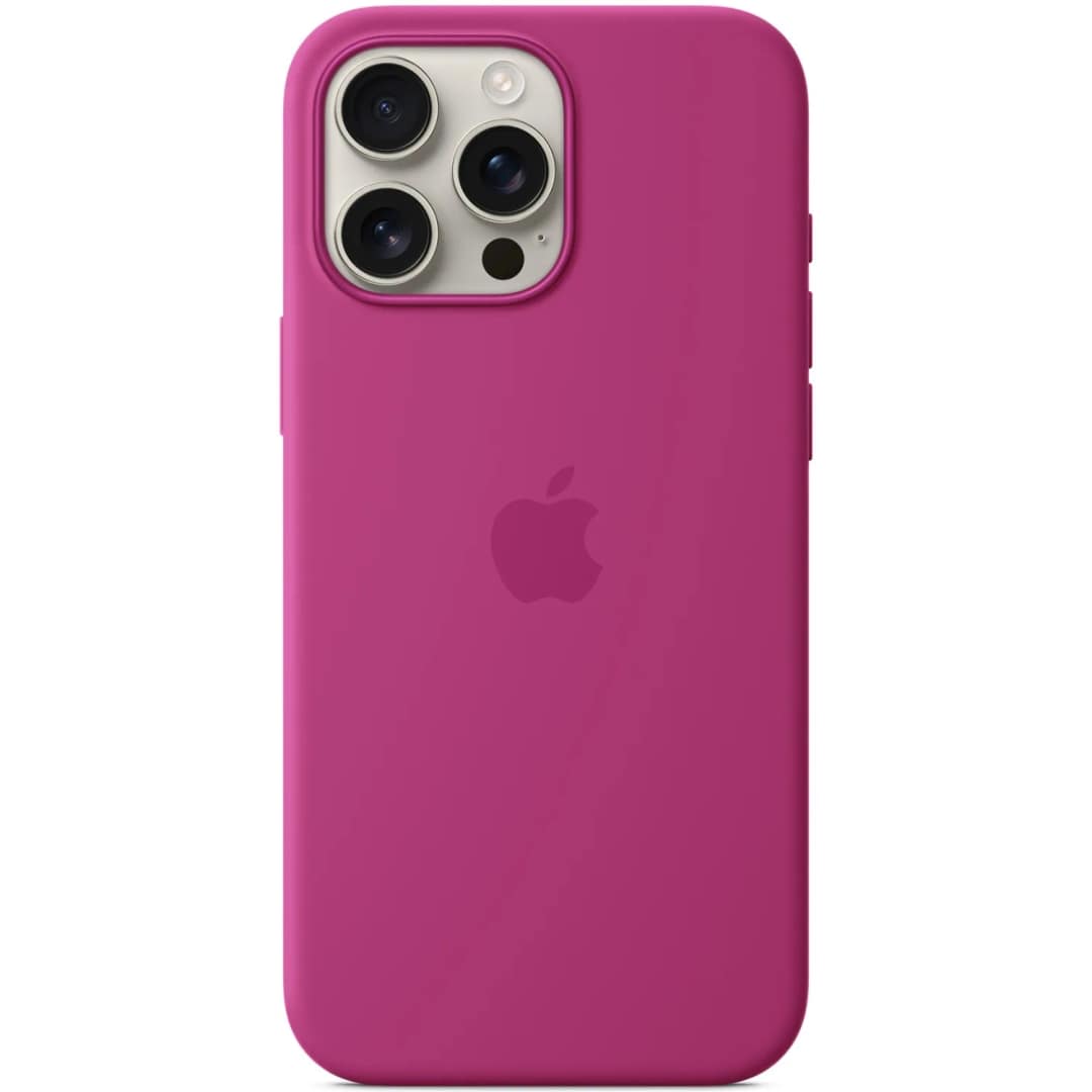 Чехол Apple Silicone Case with MagSafe для iPhone 16 Pro Max, Fuchsia — фото 3