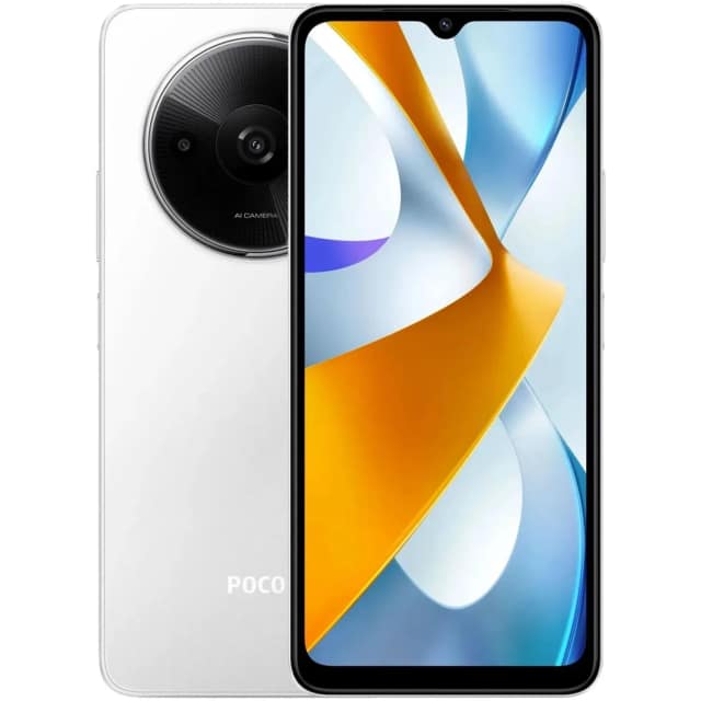 Смартфон Xiaomi Poco C61 4 White Global Version, Белый