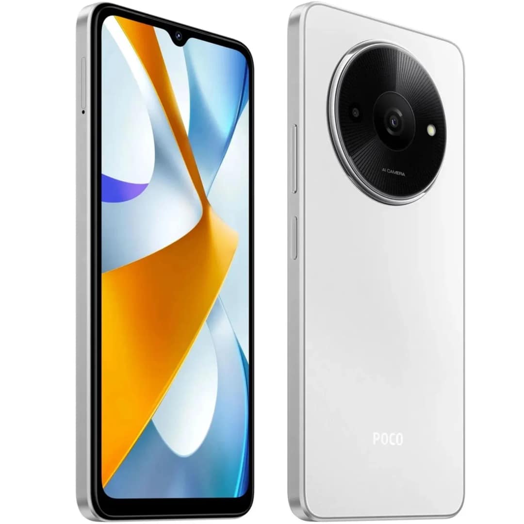 Смартфон Xiaomi Poco C61 4 White Global Version, Белый — фото 5
