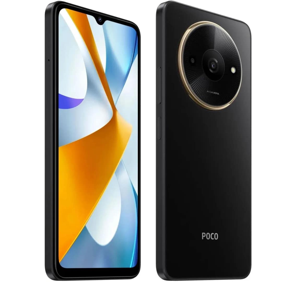 Смартфон Xiaomi Poco C61 3 Black Global Version, Черный — фото 4