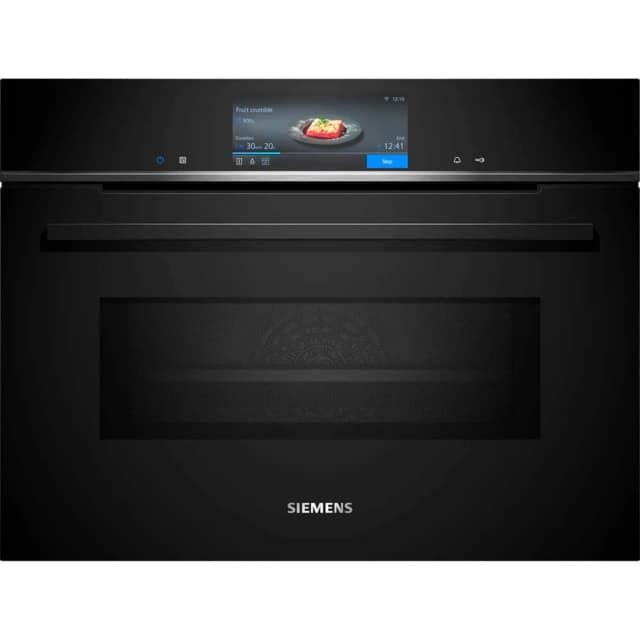 Электрический духовой шкаф Siemens CM778GNB1B Black, Черный