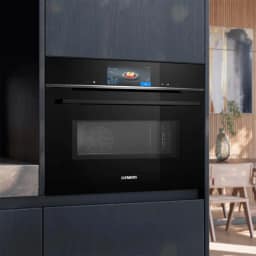 Электрический духовой шкаф Siemens CM778GNB1B Black, Черный — фото 4