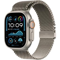 Смарт-часы Apple Watch Ultra 2 49mm Natural Titanium Case with Natural Titanium Milanese Loop L, Бежевый — фото 1