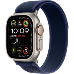 Смарт-часы Apple Watch Ultra 2 49mm Natural Titanium Case with Blue Trail Loop M L, Синий — фото 1