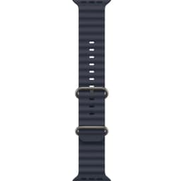 Смарт-часы Apple Watch Ultra 2 49mm Natural Titanium Case with Navy Ocean Band, Тёмно-синий — фото 2