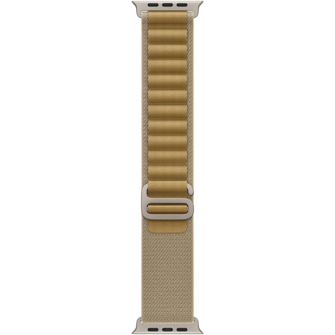 Смарт-часы Apple Watch Ultra 2 49mm Natural Titanium Case with Tan Alpine Loop S, Коричневый — фото 2