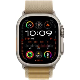 Смарт-часы Apple Watch Ultra 2 49mm Natural Titanium Case with Tan Alpine Loop S, Коричневый — фото 3