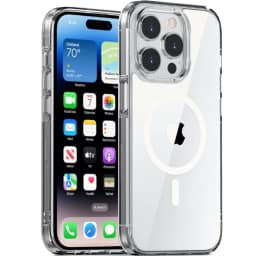 Чехол Gurdini Alba Series Protective with MagSafe для iPhone 15 Pro Max Clear, Прозрачный — фото 1