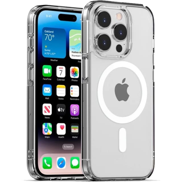 Чехол Gurdini Alba Series Protective with MagSafe для iPhone 16 Pro Max Clear, Прозрачный
