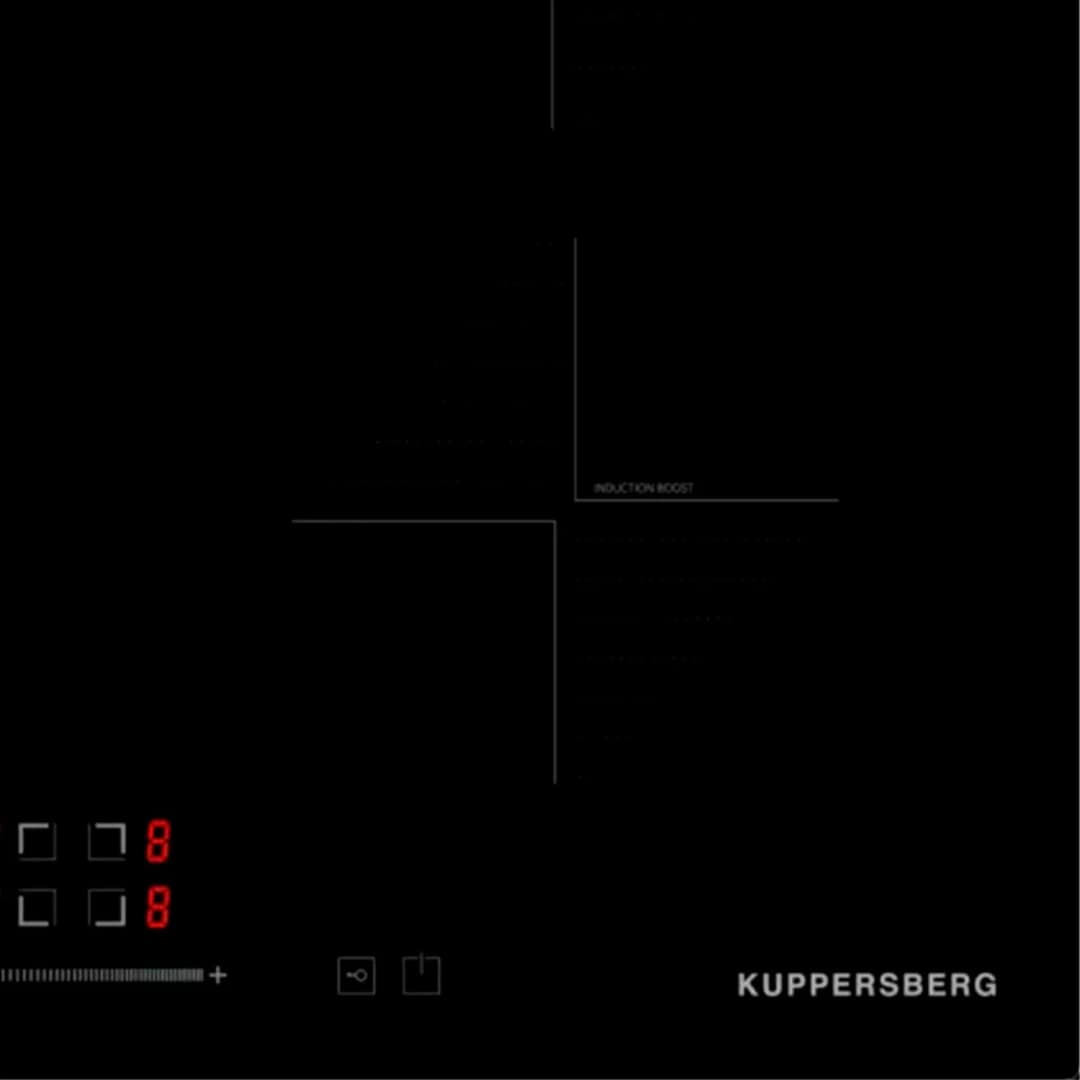 Индукционная варочная панель Kuppersberg ICS 614 Black, Черный — фото 5