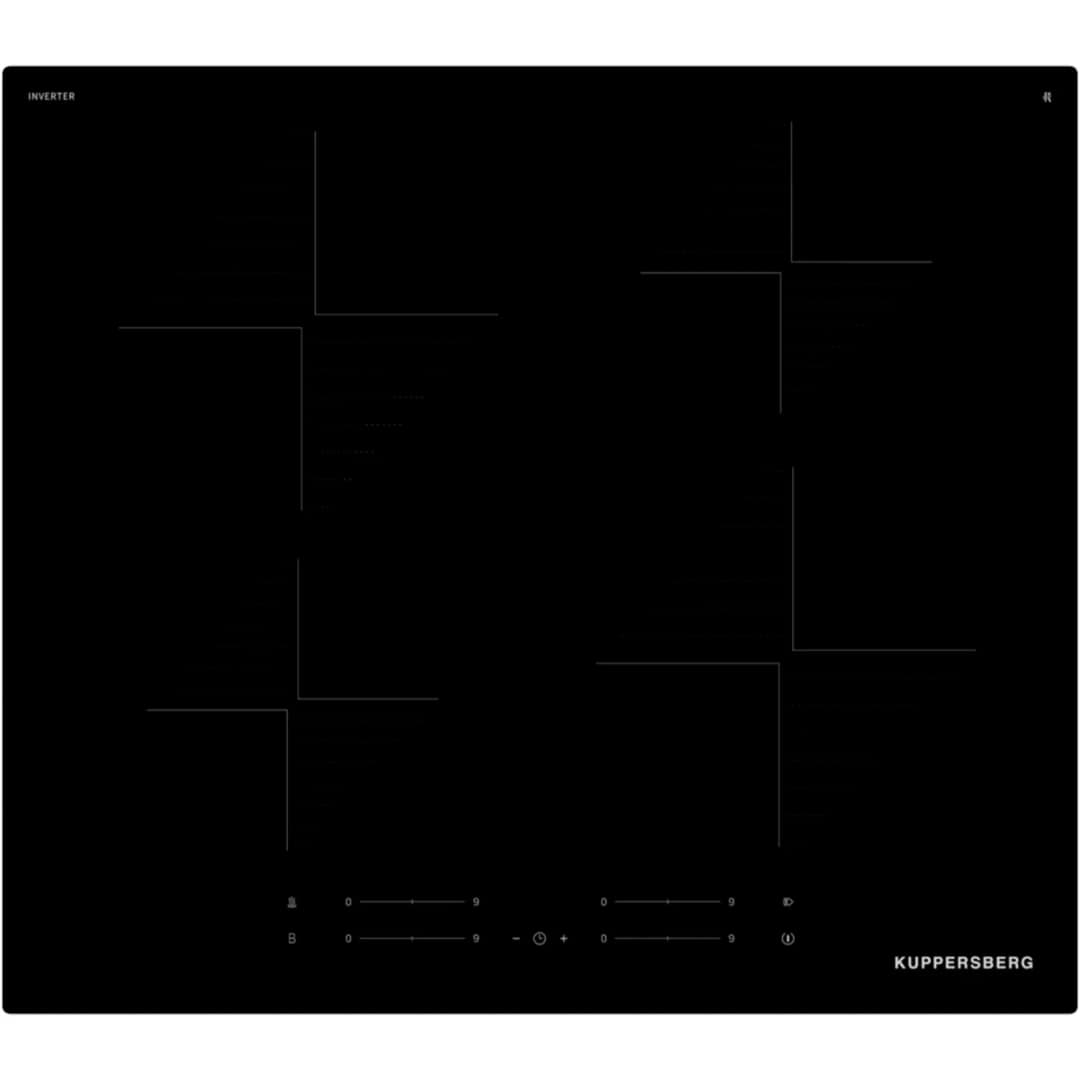 Индукционная варочная панель Kuppersberg ICI 606 Black, Черный — фото 2