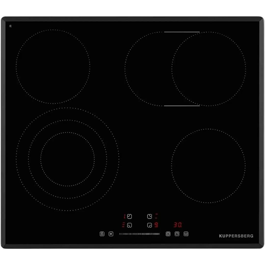 Электрическая варочная панель Kuppersberg ECS 639 F Black, Черный — фото 2