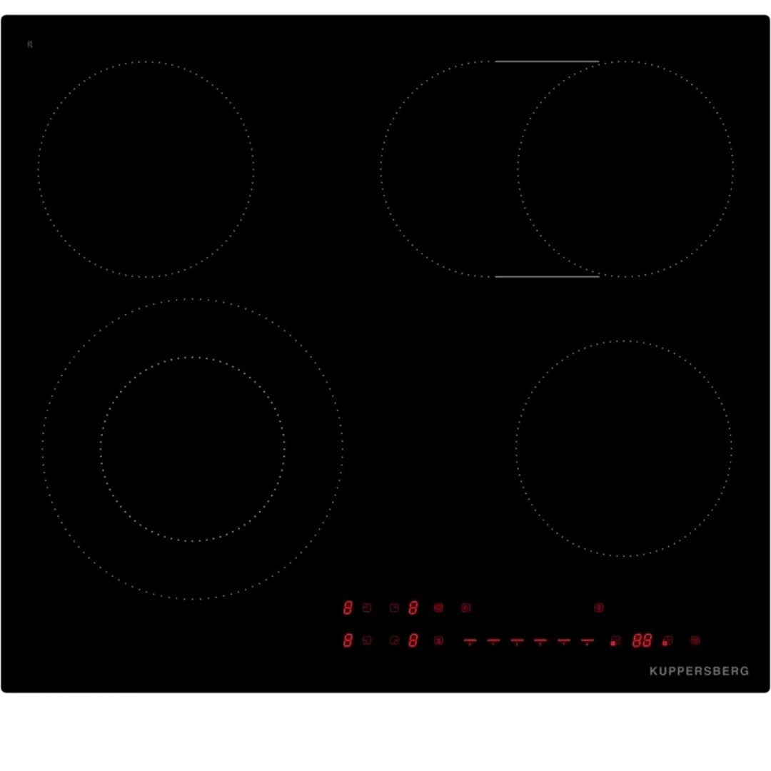Электрическая варочная панель Kuppersberg ECS 624 Black, Черный — фото 2