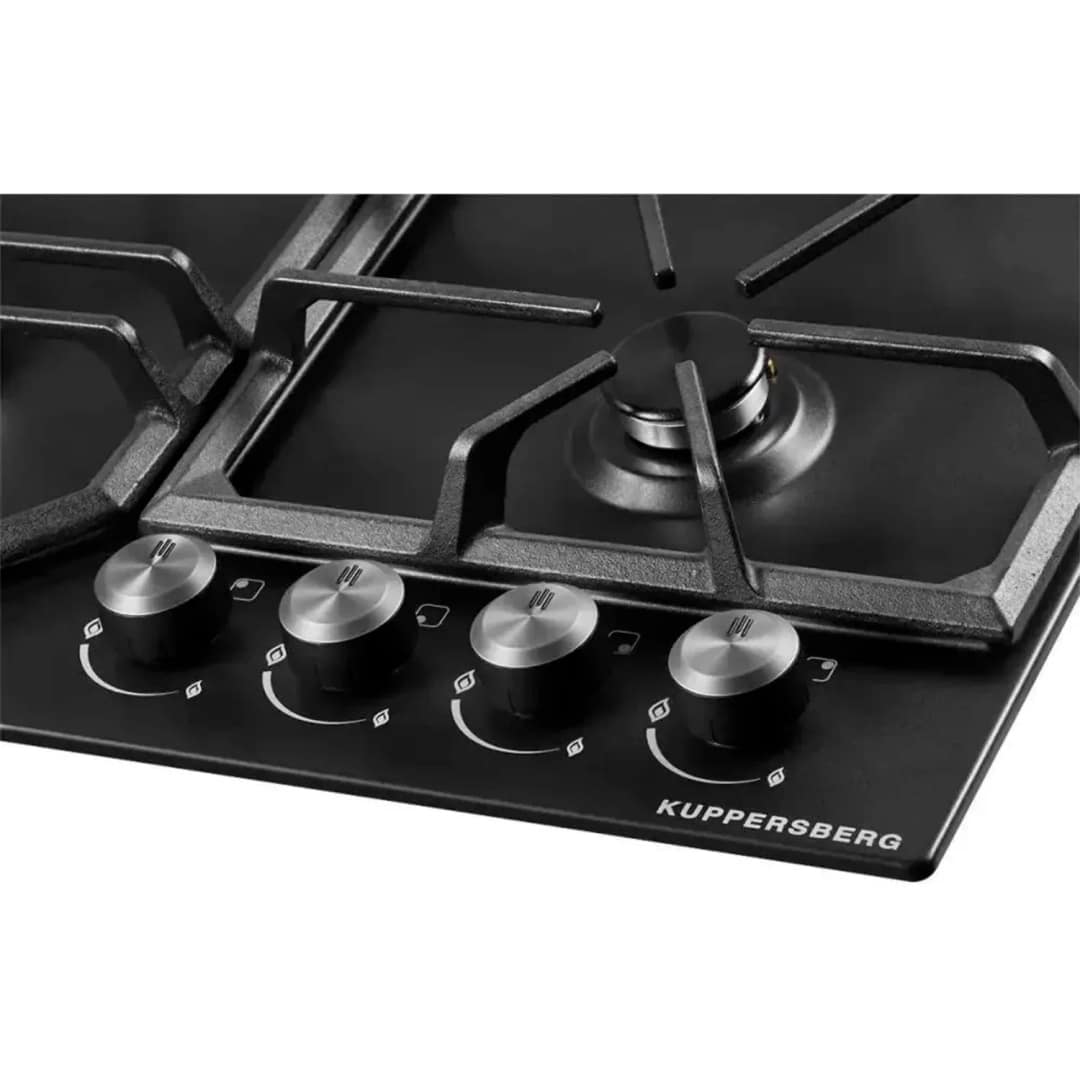 Газовая варочная панель Kuppersberg FS 62 B Black, Черный — фото 3