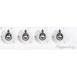 Газовая варочная панель Kuppersberg FS 601 W White, Белый — фото 4