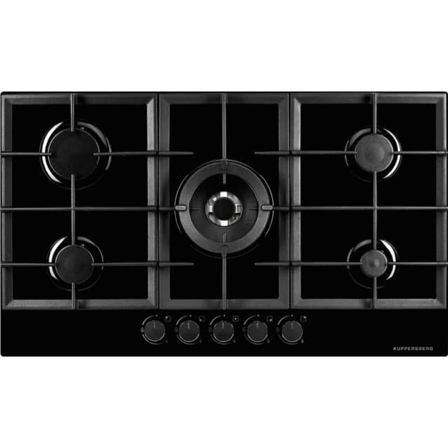 Газовая варочная панель Kuppersberg FG 95 B Black, Черный