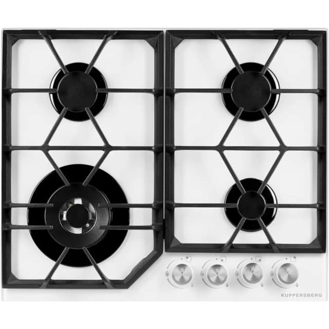 Газовая варочная панель Kuppersberg FG 62 W White, Белый