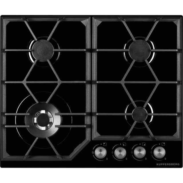 Газовая варочная панель Kuppersberg FG 62 B Black, Черный