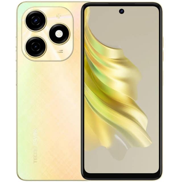 Смартфон Tecno Spark 20 8 Neon Gold, Золотистый