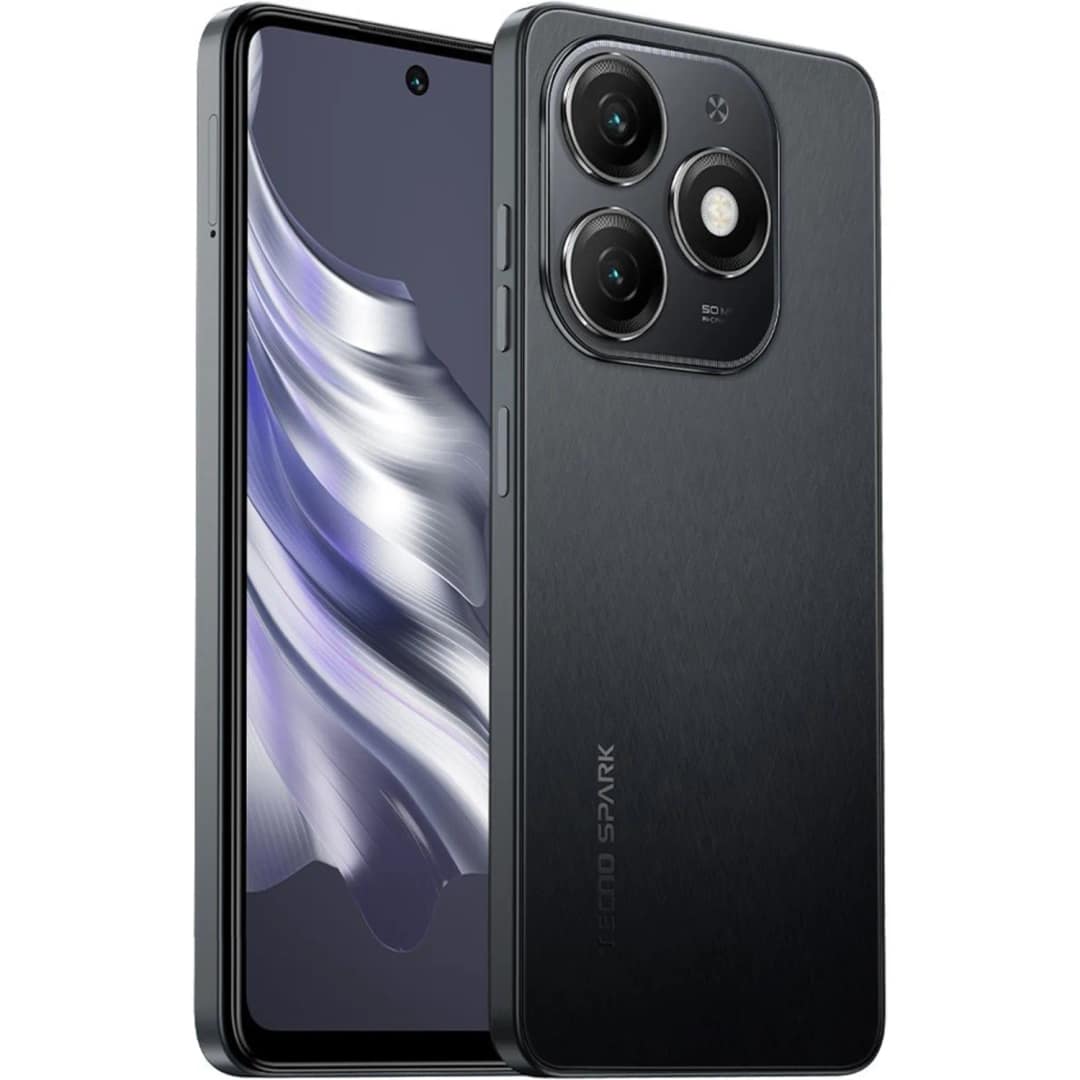 Смартфон Tecno Spark 20 8 Gravity Black, Черный — фото 3